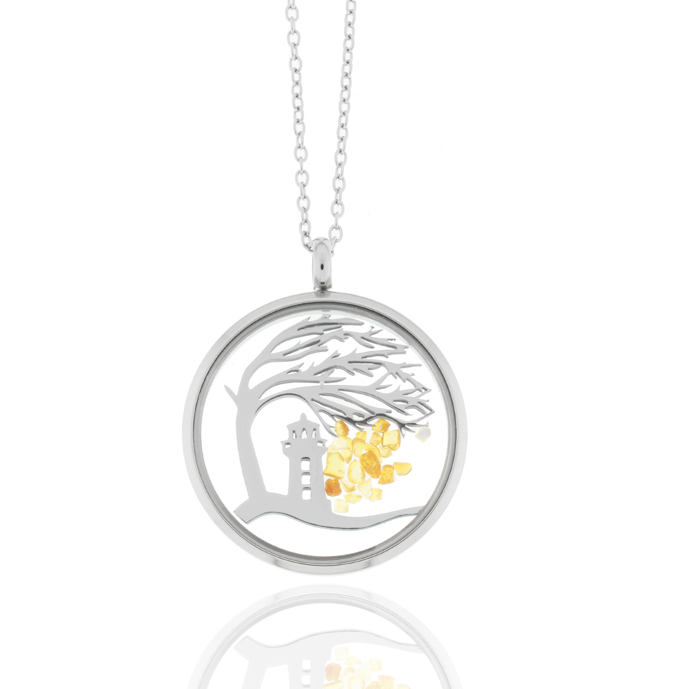 Edelstahlkette mit Windflüchteranhänger